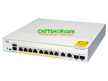 Switch Cisco C1000-8P-E-2G-L 8 port 1GE PoE+, 2 port 1G SFP + RJ-45 uplinks