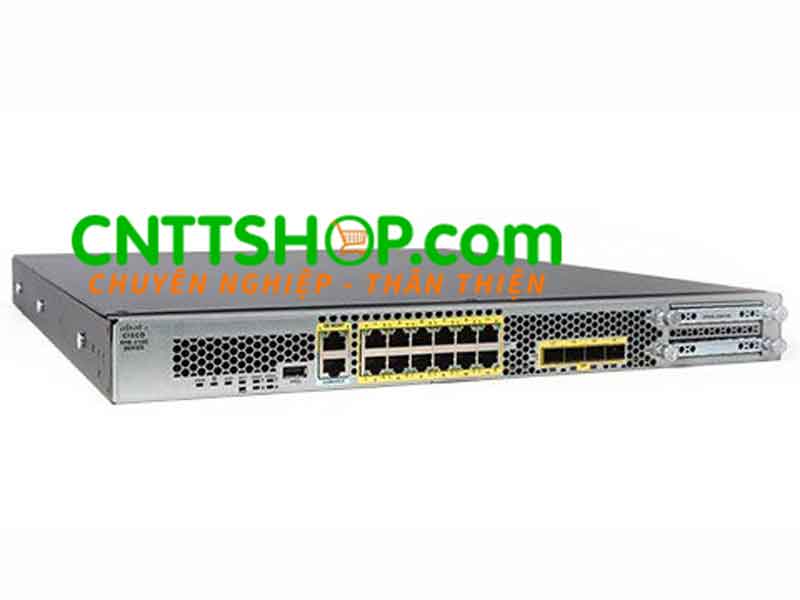 Thiết bị tường lửa Cisco FPR2140-ASA-K9 1RU, 10G SFP+, 1/10G FTW Opt