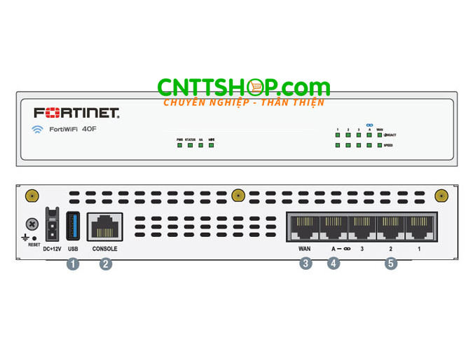 FG-40F Firewall Fortigate 40F Series 5 port 1GE RJ45 Entry Level NGFW