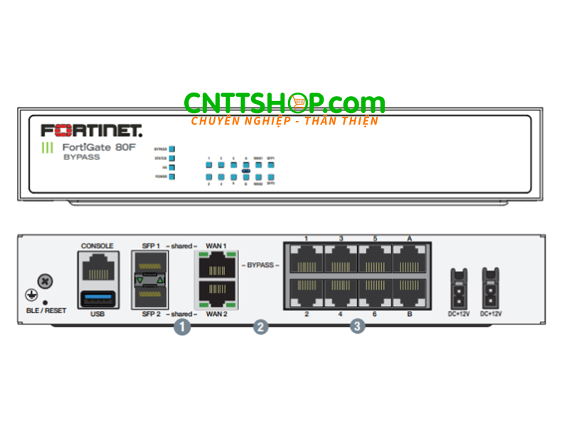 FG-80F-BDL-950-12 Firewall Fortigate with 1 Year 24x7 UTP Bundle