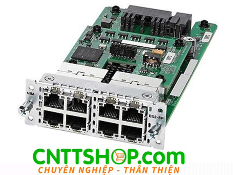NIM-ES2-8-P 8-port PoE/PoE+ Layer 2 Gigabit Ethernet LAN Switch NIM