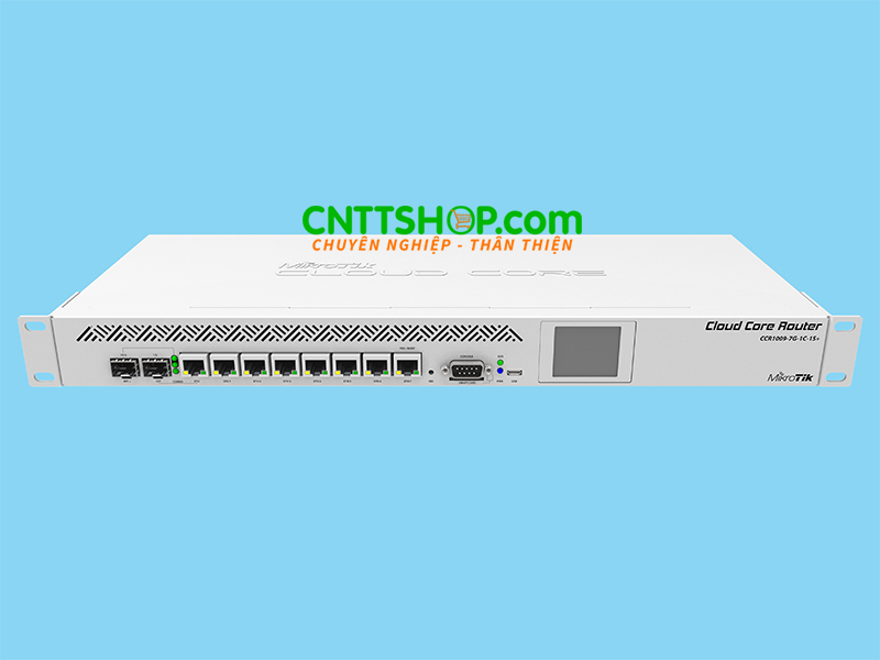 Router MikroTik CCR1009-7G-1C-1S+ 7 x GE ports, 1 x Combo SFP/GE ports