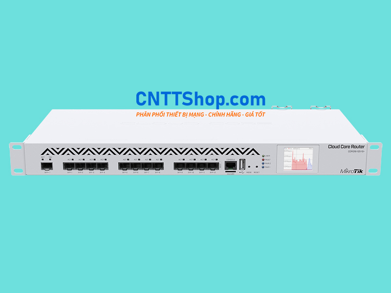 Ethernet Router MikroTik CCR1016-12S-1S+, 12 Ports 1G SFP, 1 Ports SFP+