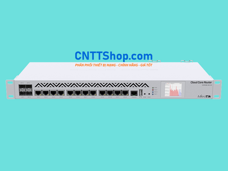 Ethernet Router MikroTik CCR1036-12G-4S, 12 x 10/100/1000Base-T, 4 x SFP