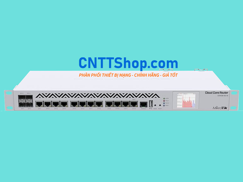 Ethernet Router MikroTik CCR1036-12G-4S-EM, 12 x 1G RJ45 ports, 4 x SFP slots