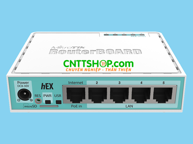 Router MikroTik RB750Gr3 (hEX) 5 porrts 10/100/1000 Ethernet
