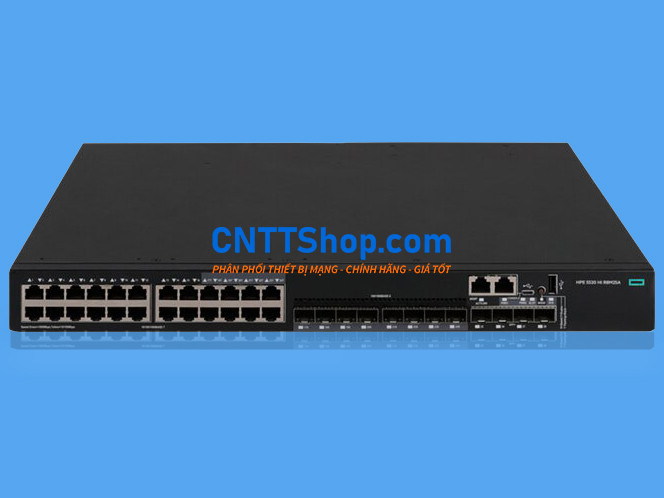 Switch HPE R8M25A 24 Port 10/100/1000BASE-T, 4 Port 10G SFP+, 1 Exp slot
