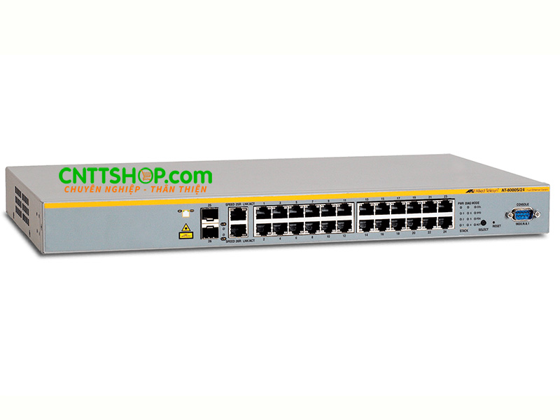 Switch Allied Telesis AT-8000S/24POE 24-port stackable 10/100TX PoE Layer 2