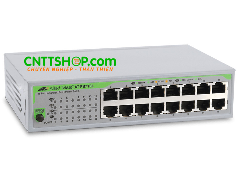 Switch Allied Telesis AT-FS716L 16-port 10/100TX unmanaged