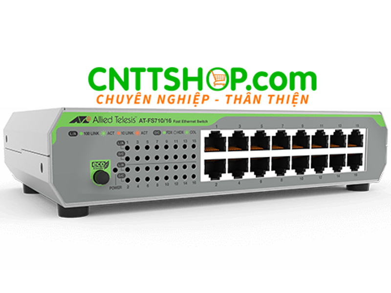 Switch Allied Telesis AT-FS710/16E 16-port 10/100TX unmanaged