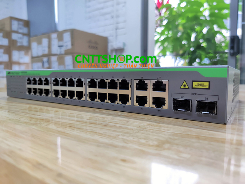 Switch Allied Telesis AT-FS750/28 24-port 10/100TX + 2 10/100/1000T + 2 SFP/1000T Combo Ports