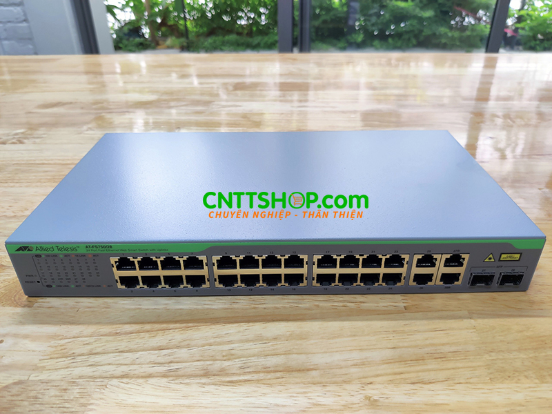 Switch Allied Telesis AT-FS750/28 24-port 10/100TX + 2 10/100/1000T + 2 SFP/1000T Combo Ports