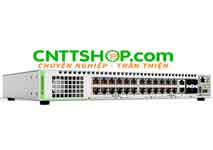 Switch Allied Telesis AT-GS924MX 24-port 10/100/1000T stackable switch, 2 combo ports (10/100/1000T or 100/1000X SFP), 2 SFP+ stacking/user ports