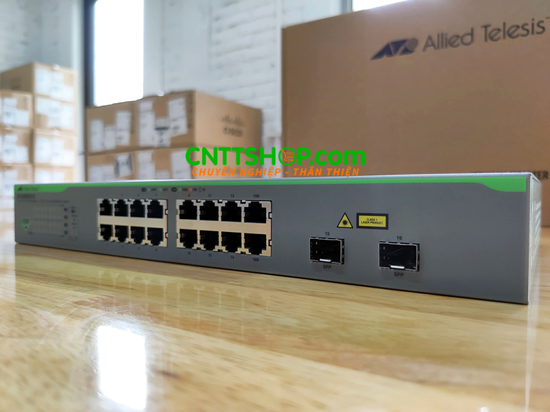 Switch Allied Telesis AT-GS950/16 16-port 10/100/1000T, 2 SFP combo ports