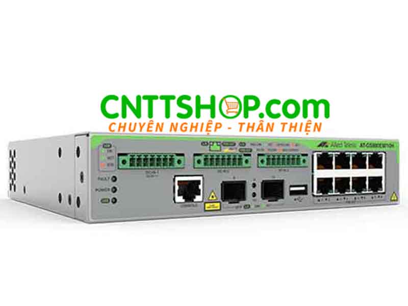 Switch Allied Telesis AT-GS980EM/10H 8-port PoE++, 2 SFP ports, 3 external PSU ports