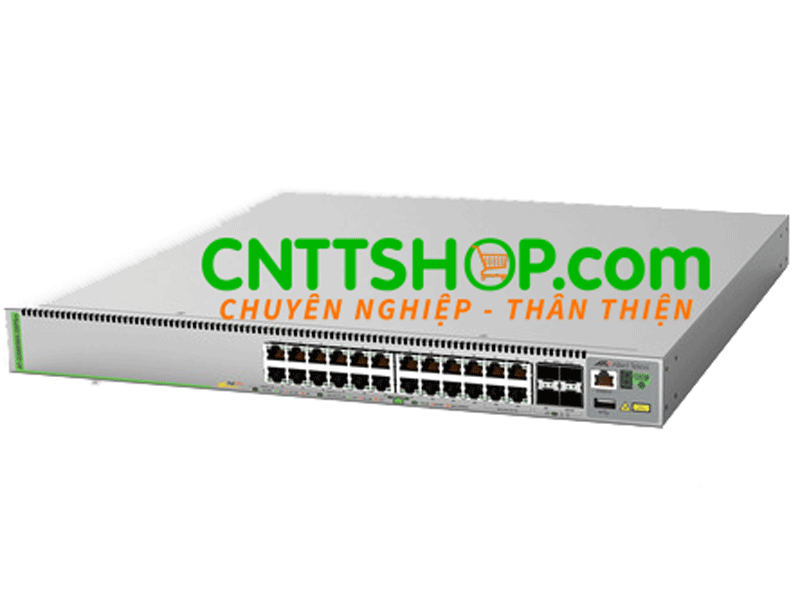 Switch Allied Telesis AT-GS980MX/28PSm PoE 20x 10/100/1000T, 4x 100/1000T, 4x 2.5G/5GBASE-T