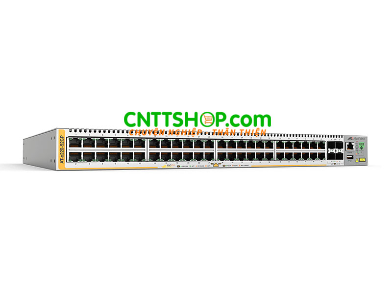 Switch Allied Telesis AT-x220-52GP 48-port 1GE PoE+ Layer 3
