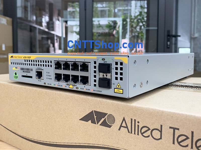 Switch Allied Telesis AT-x230-10GP 8-port 1GE PoE+ Layer 3