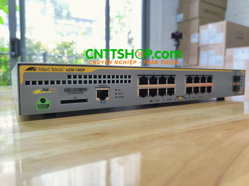 Switch Allied Telesis AT-x230-18GP 16-port 10/100/1000Base-T PoE+ Layer 3