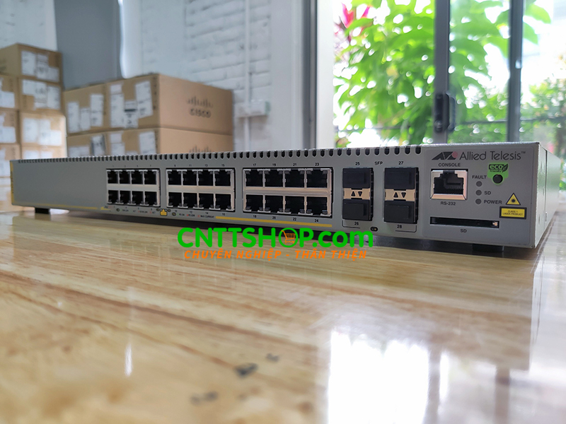 Switch Allied Telesis AT-x230-28GP 24-port 1GE PoE+ Layer 3