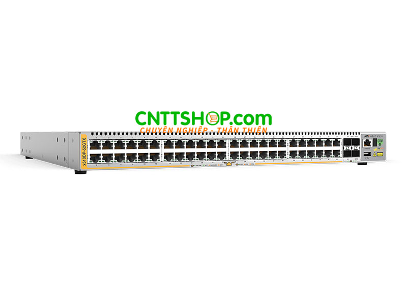 Switch Allied Telesis AT-x510DP-52GTX 48-port 1GE, 4-port 1/10G SFP+