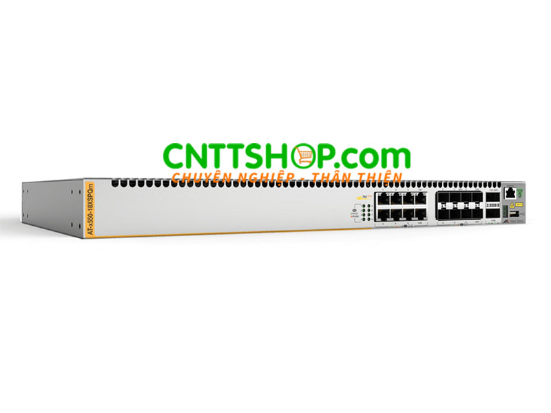 Switch Allied Telesis AT-x550-18XSPQm 8x1G/2.5G/5G/10G PoE+ 8x1G/10G SFP+