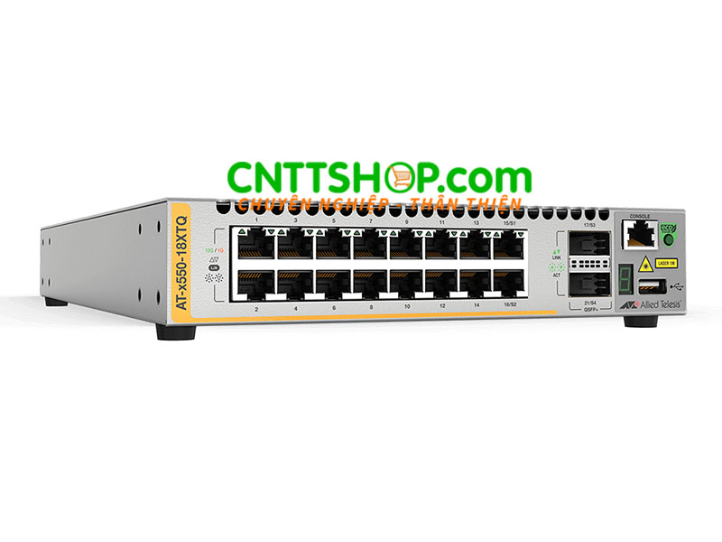 Switch Allied Telesis AT-x550-18XTQ 16-port 1G/10G RJ-45 Layer 3 switch
