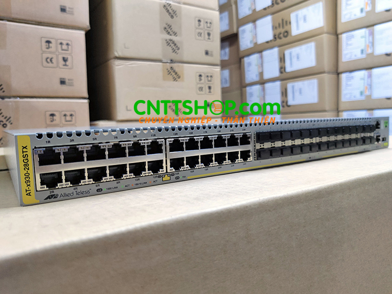 Switch Allied Telesis AT-x930-28GSTX 24 Ports 1GE, 24x 1G SFP Layer 3