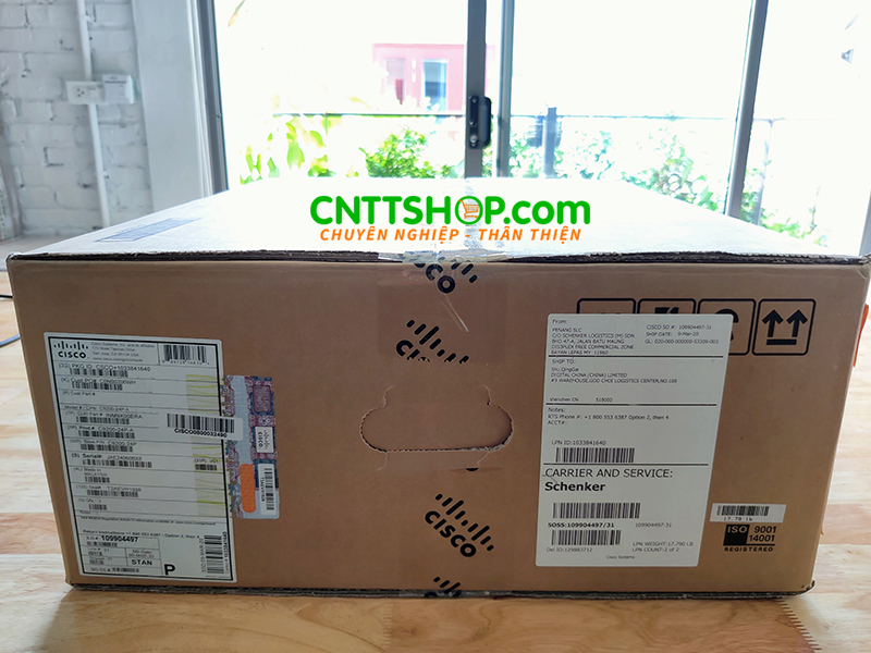 Switch Cisco Catalyst C9200-24P-E 24 Port 1GE PoE+ Network Essentials layer 3