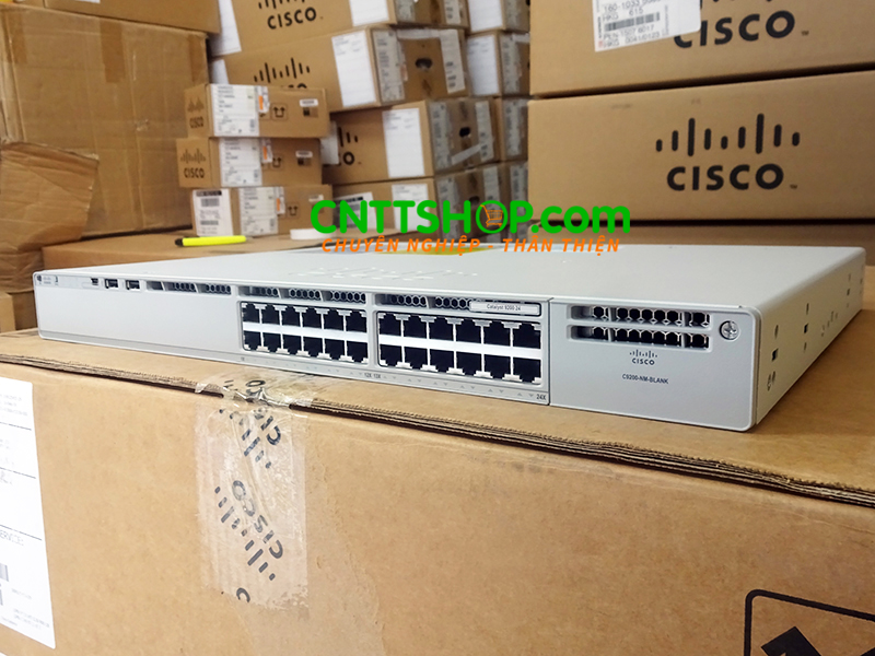 Switch Cisco Catalyst C9200-24T-A 24 Port 1GE Network Advantage layer 3