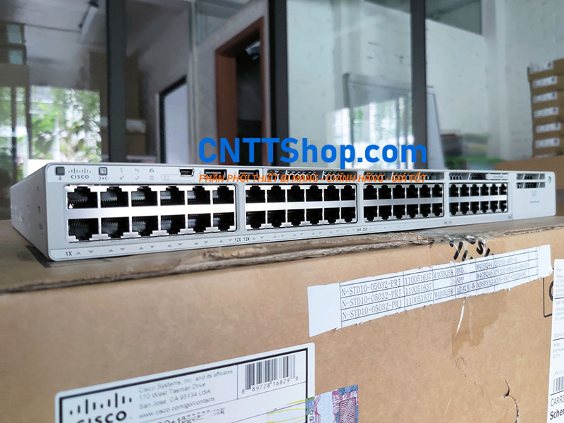 Switch Cisco Catalyst C9200-48T-A 48 port 1GE Network Advantage Layer 3