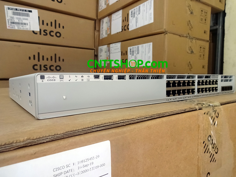 Switch Cisco Catalyst C9200L-24P-4G-E 24 port 1GE PoE+ Network Essentials