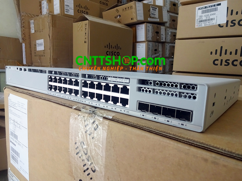 Switch Cisco Catalyst C9200L-24P-4G-E 24 port 1GE PoE+ Network Essentials