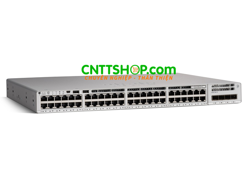 Switch Cisco Catalyst C9200L-48P-4G-E 48 port 1GE PoE+ Network Essentials