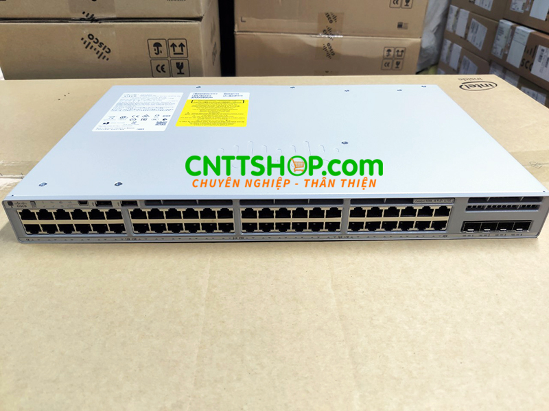 Switch Cisco Catalyst C9200L-48P-4X-A 48 port 1GE PoE+ Network Advantage