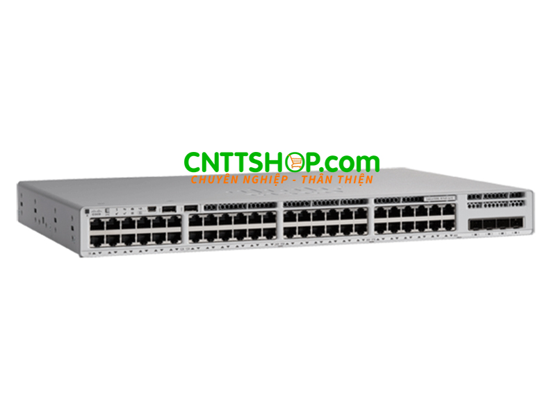 Switch Cisco Catalyst C9200L-48PL-4X-E 48 Port Partial PoE+ 1GE Network Essentials