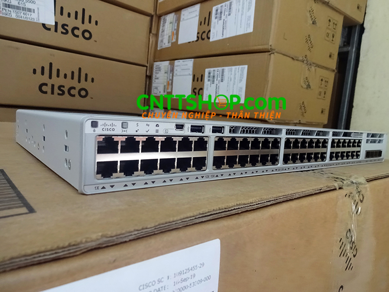 Switch Cisco Catalyst C9200L-48T-4G-A 48 port 1GE Network Advantage layer 3