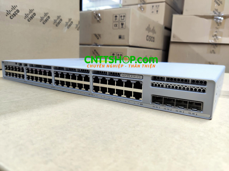 Switch Cisco Catalyst C9200L-48P-4X-A 48 port 1GE PoE+ Network Advantage