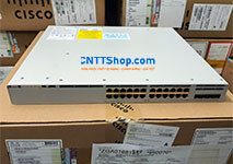 Switch Cisco C9300L-24P-4X-E, 24x 1GbE, 4x SFP/SFP+, Network Essentials