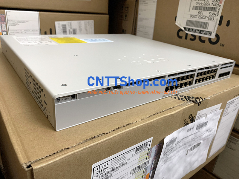 C9300L-24T-4X-A Switch Cisco™ 24-Port 1GE, 4-Port SFP+, Network Advantage