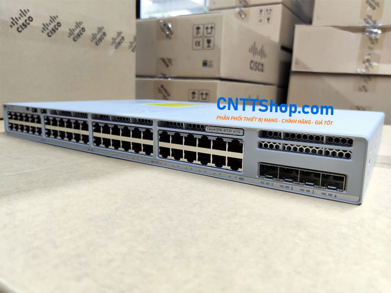 Switch Cisco C9300L-48PF-4X-E 48x 1GbE, 4x SFP+, Network Essentials