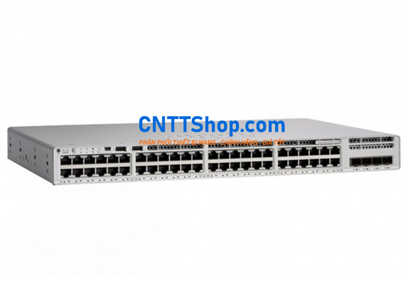 Switch Cisco™ C9300L-48P-4X-E 48 GE PoE+, 4 10G SFP+, License Essentials