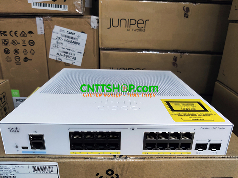C1000-16P-2G-L Switch Cisco Catalyst 1000 Series 16 port 1GE PoE+ 120W