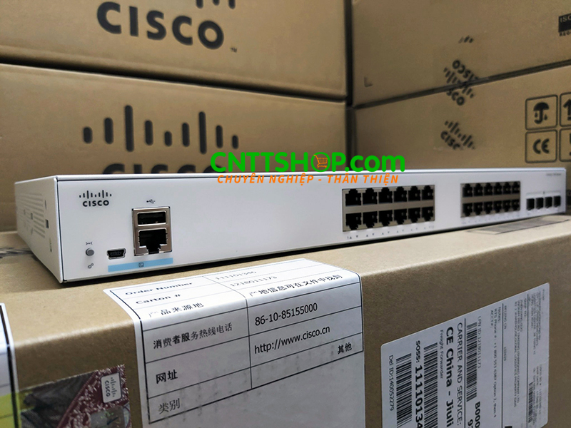 C1000-24T-4G-L Switch Cisco Catalyst 1000 Series 24 1G Ethernet
