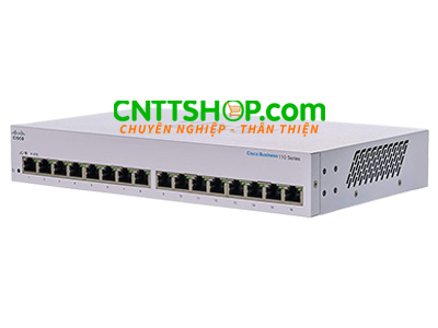 Switch Cisco CBS110-16T-EU 16x 1GE, unmanaged, 110-240VAC, 50-60 Hz