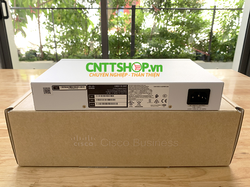 Switch Cisco CBS110-24T-EU with 24x 1G, 2x SFP/RJ45 combo, unmanaged