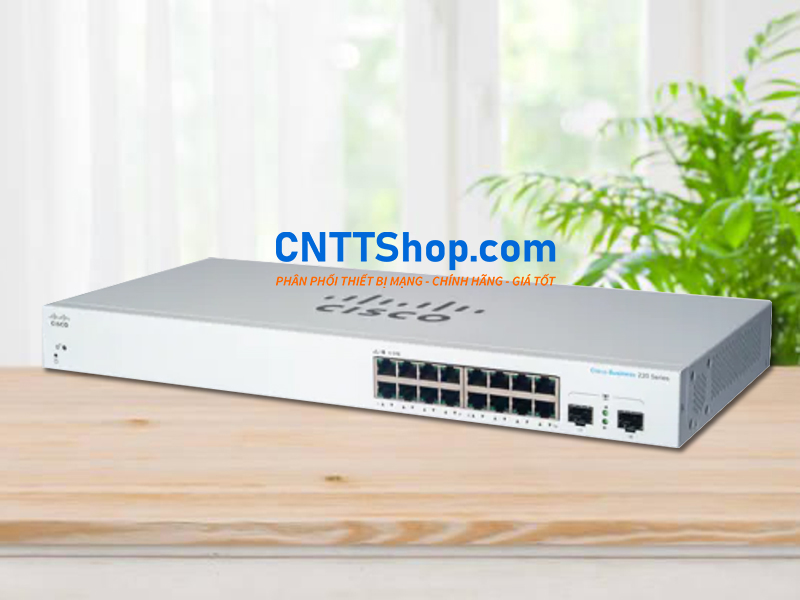 Switch Cisco business 220 Series CBS220-16T-2G-EU 16 Ports 1GE