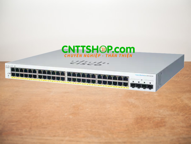 Switch Cisco business CBS220-48P-4G-EU 48 Ports 1GE PoE+ 382W