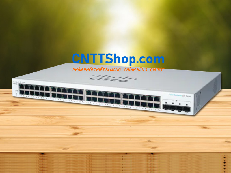 Switch Cisco business 220 Series CBS220-48T-4G-EU 48 Ports 1GE