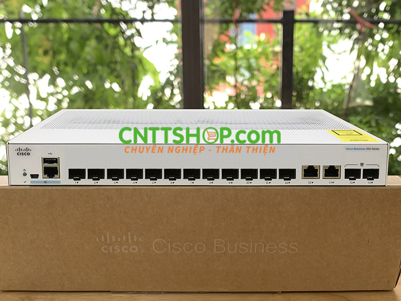 Cisco CBS350-12XS-EU 12 x 10 Gigabit SFP+, 2 combo ports